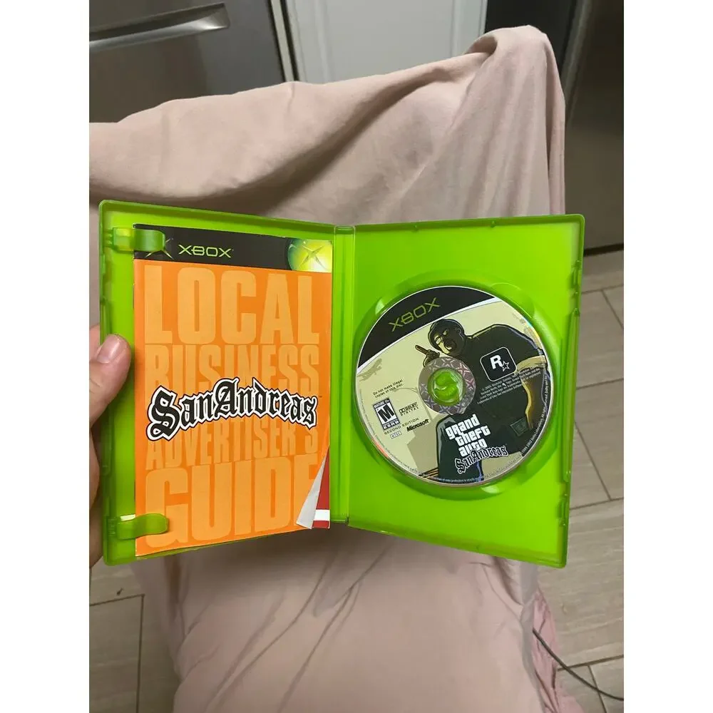 Grand Theft Auto: San Andreas (Microsoft Xbox, 2005) CIB